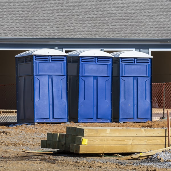 is there a specific order in which to place multiple portable restrooms in South Haven KS